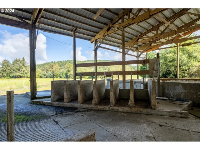 a view of a lake in middle of green field