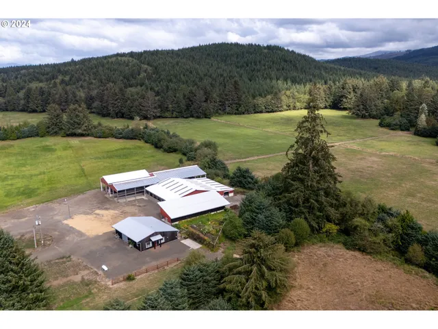 a view of a backyard with lawn chairs & floor to ceiling window