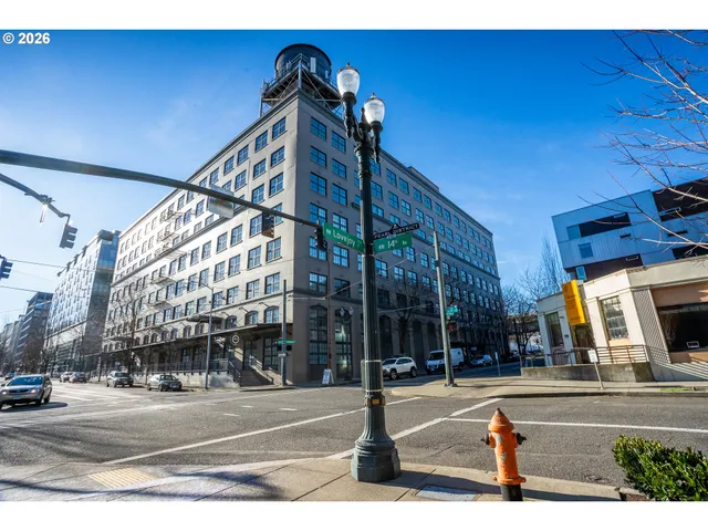 a view of a building entrance