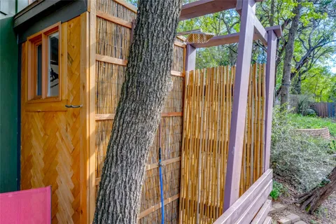 a view of a front door