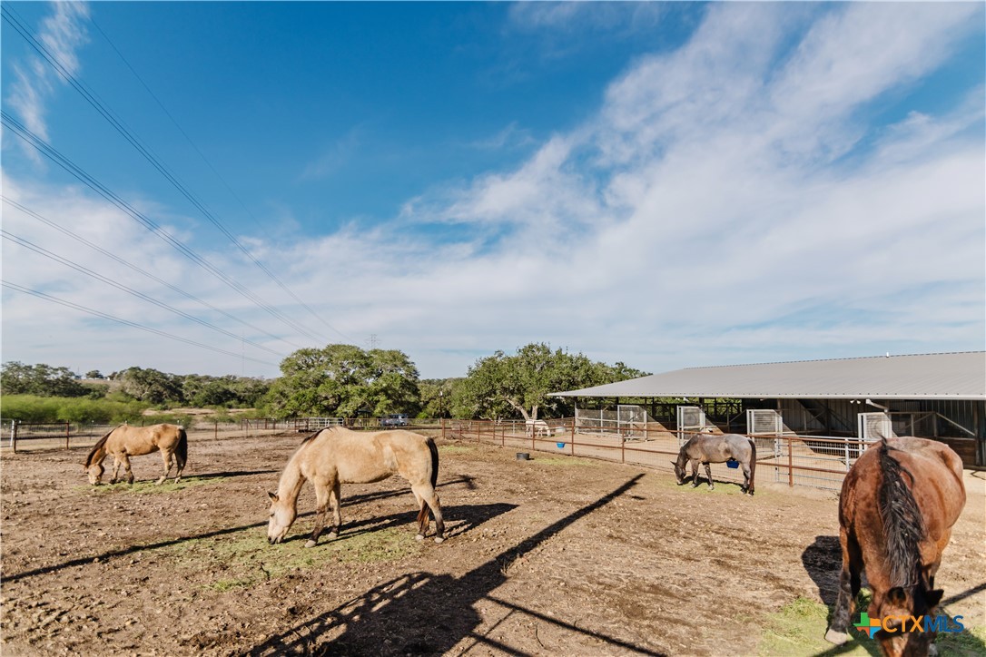1440 Old Goliad Road Cuero, TX 77954 - Photo 33 of 41 a view of a swimming pool with an outdoor seating