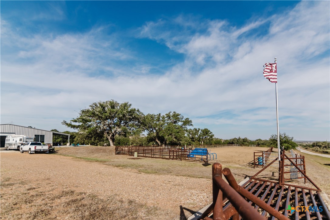 1440 Old Goliad Road Cuero, TX 77954 - Photo 39 of 41 a view of a terrace with sitting area