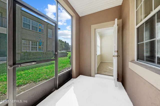 a house view with a outdoor space