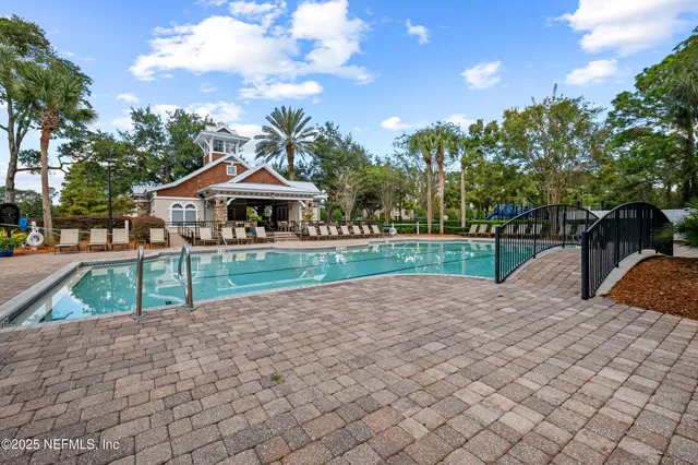a view of a volley ball court