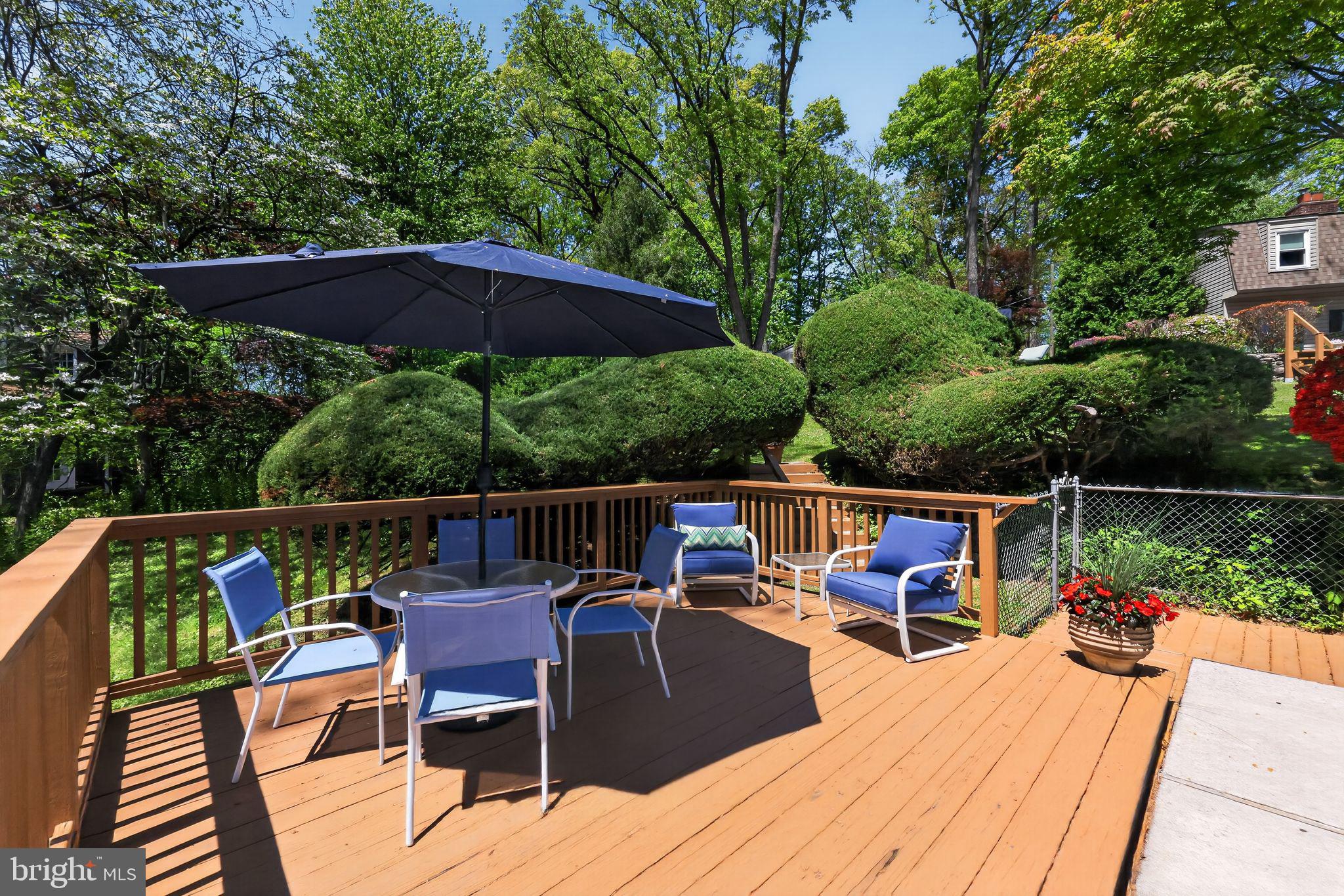 1231 Robin Hill Road Media, PA 19063 - Photo 4 of 47 Fenced decking at pool