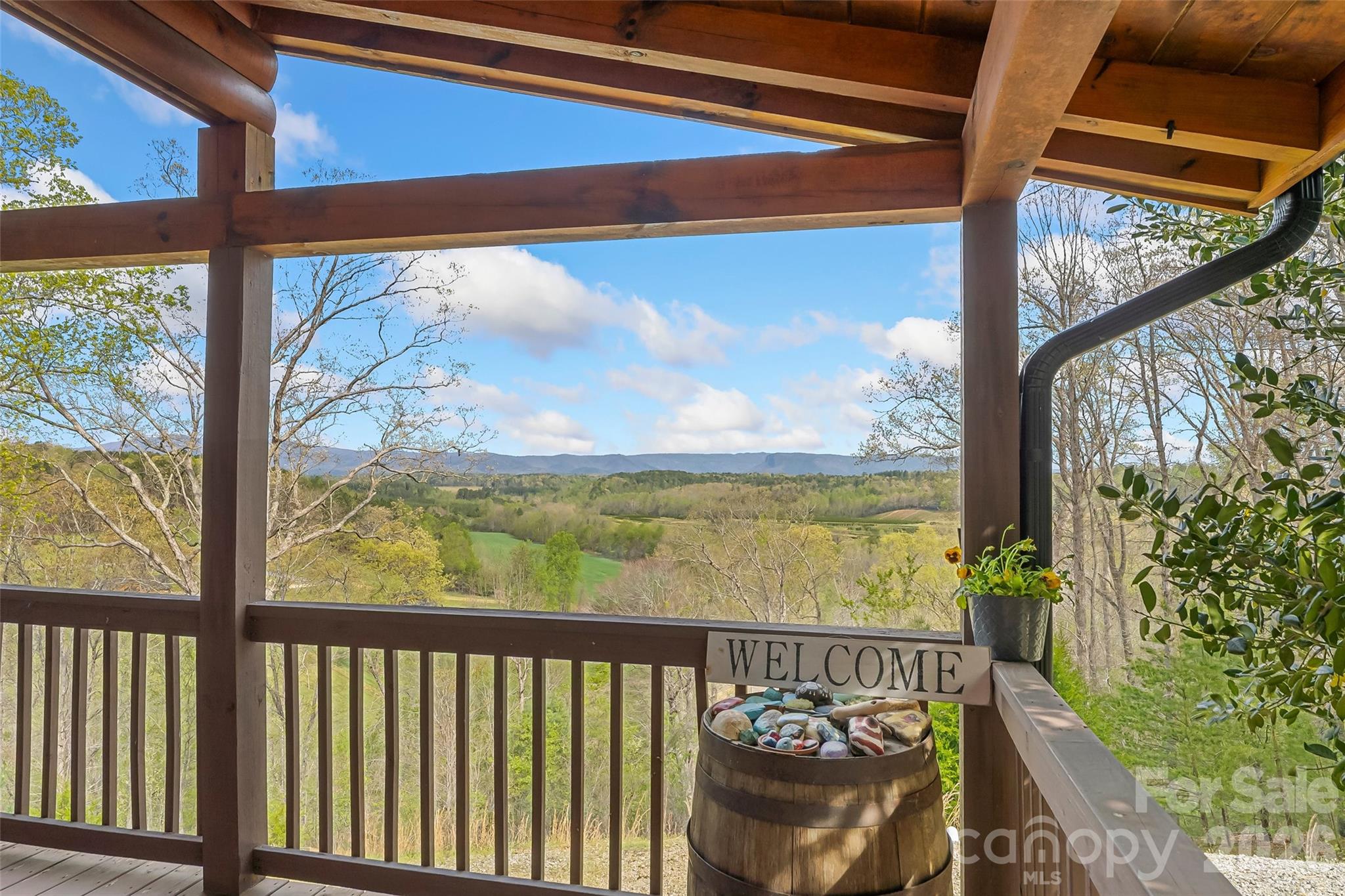 295 Outback Trail, Unit 29 Nebo, NC 28761 - Photo 8 of 46 a view of a glass door with a balcony