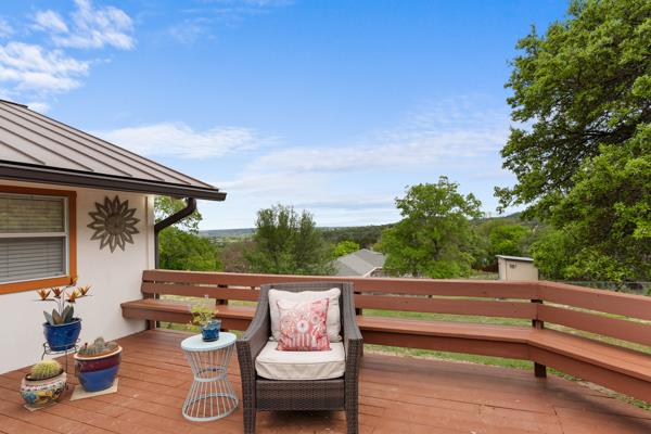 128 Ridge Grove Road Kerrville, TX 78028 - Photo 23 of 31 Back Deck with Great View