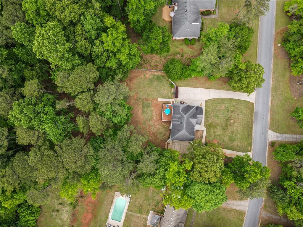 405 Ridgemont Drive Fayetteville, GA 30215 - Photo 41 of 43 an aerial view of a house with a yard