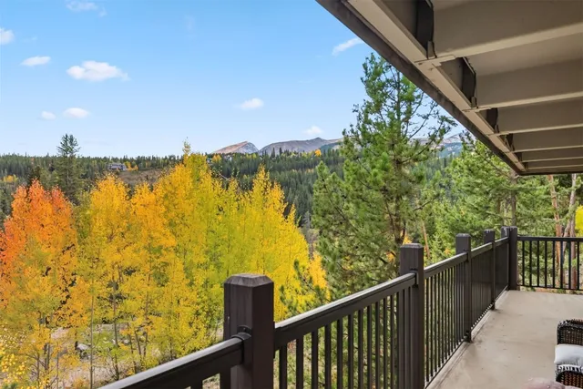 a view of a lake from a balcony