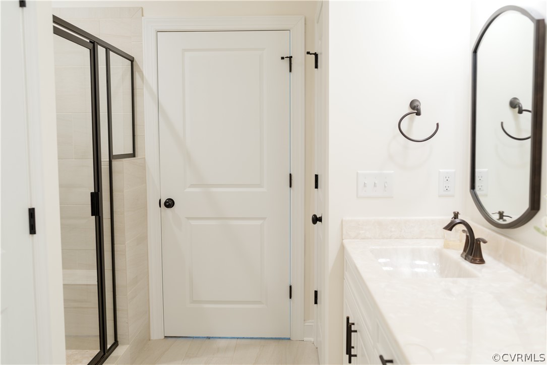 704 Vaughan Road Ashland, VA 23005 - Photo 9 of 19 Dual Vanities and Walk-In Shower