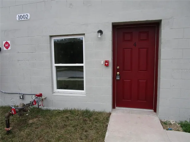 a view of front door of a house