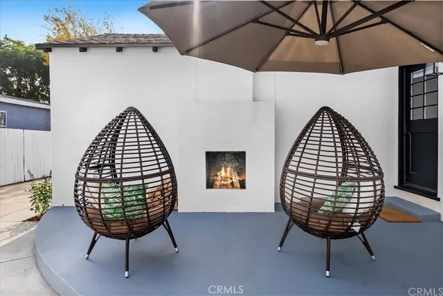 a view of livingroom with furniture and a chandeliers