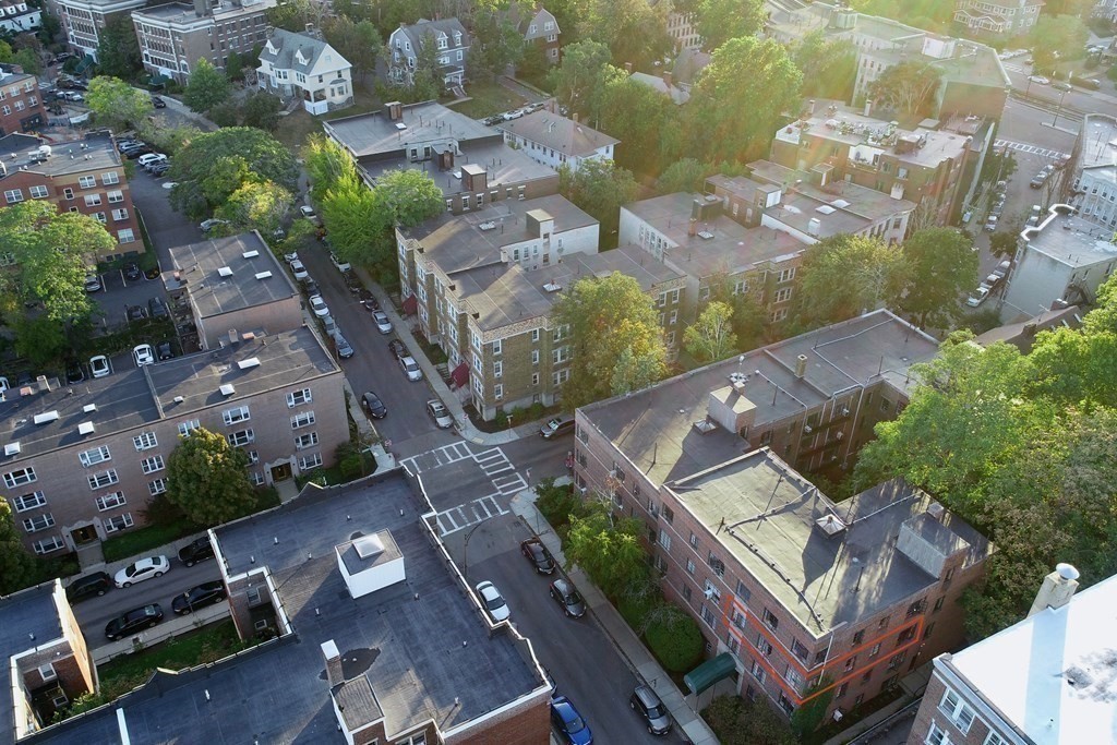 46 Chiswick Road, Unit 7 Boston, MA 02135 - Photo 13 of 16 an aerial view of multiple houses with yard