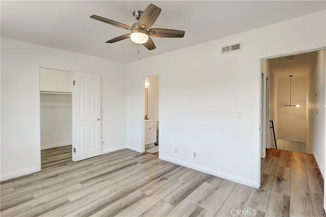a view of a livingroom with a hardwood floor