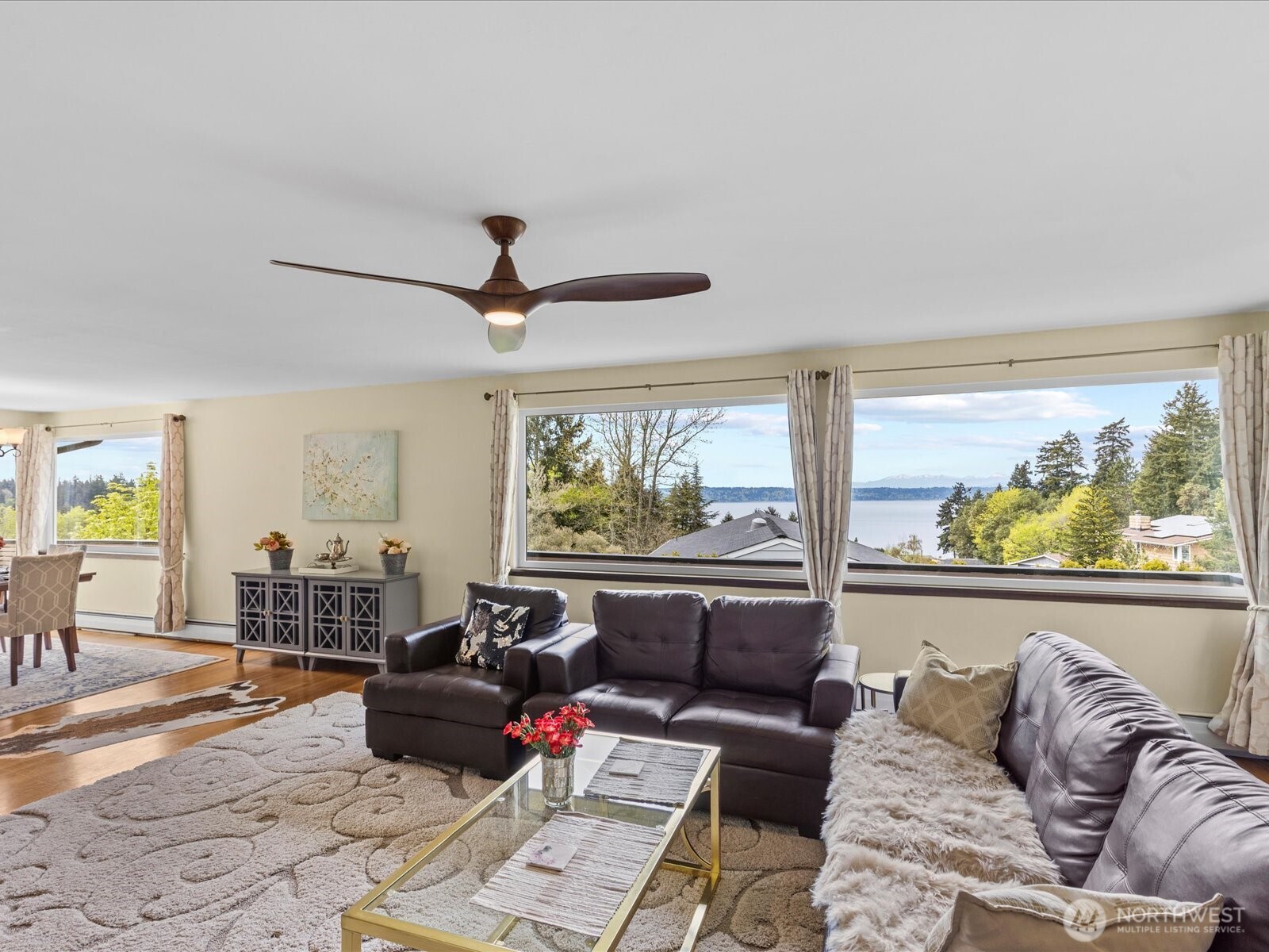 1401 Southwest 137th Street Burien, WA 98166 - Photo 10 of 40 a living room with furniture and a large window
