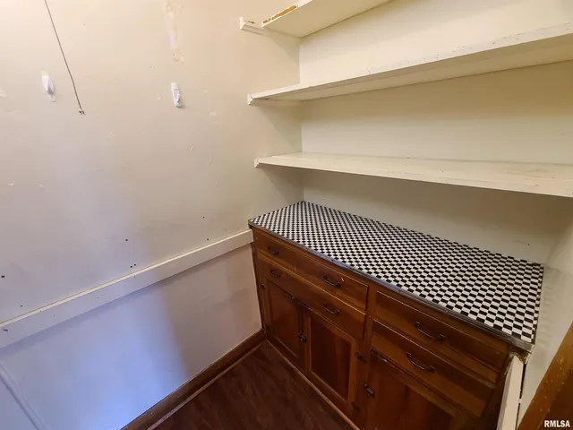 a view of storage and utility room