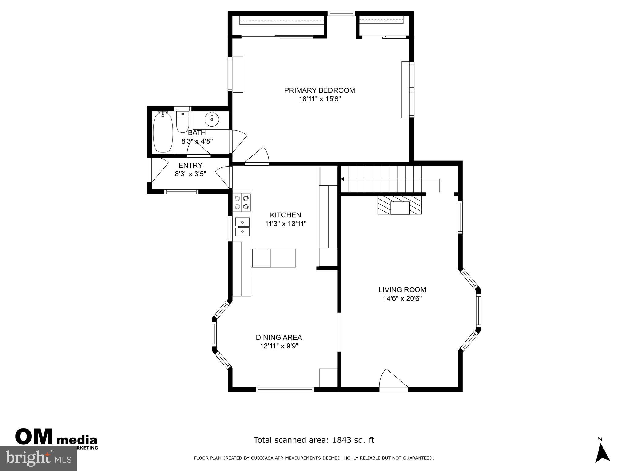 1990 York Rd. Jamison, PA 18929 - Photo 40 of 42 1990 York Rd
Res Rental #1 Floorplan 1st Fl