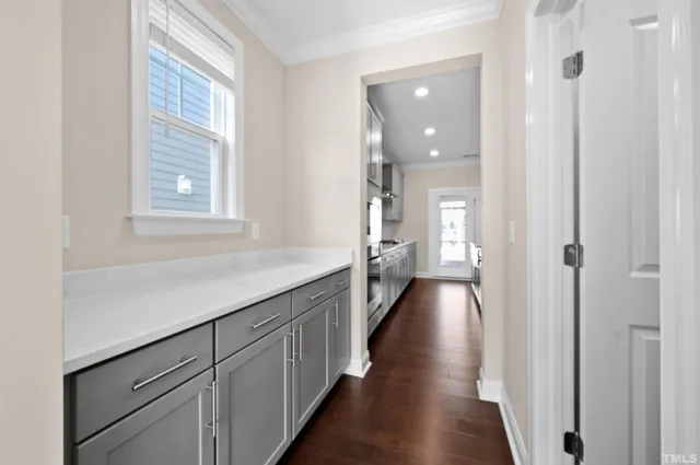 a storage room with washer and dryer