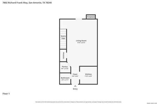 $1,225 | 7802 Richard Frank Way, Unit 1, San Antonio, TX 78240