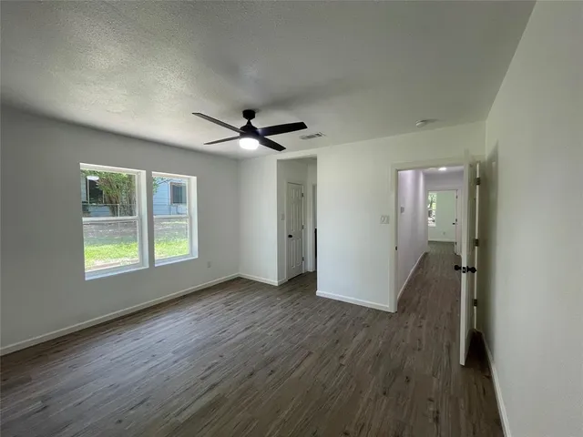 a view of livingroom with hardwood floor and window