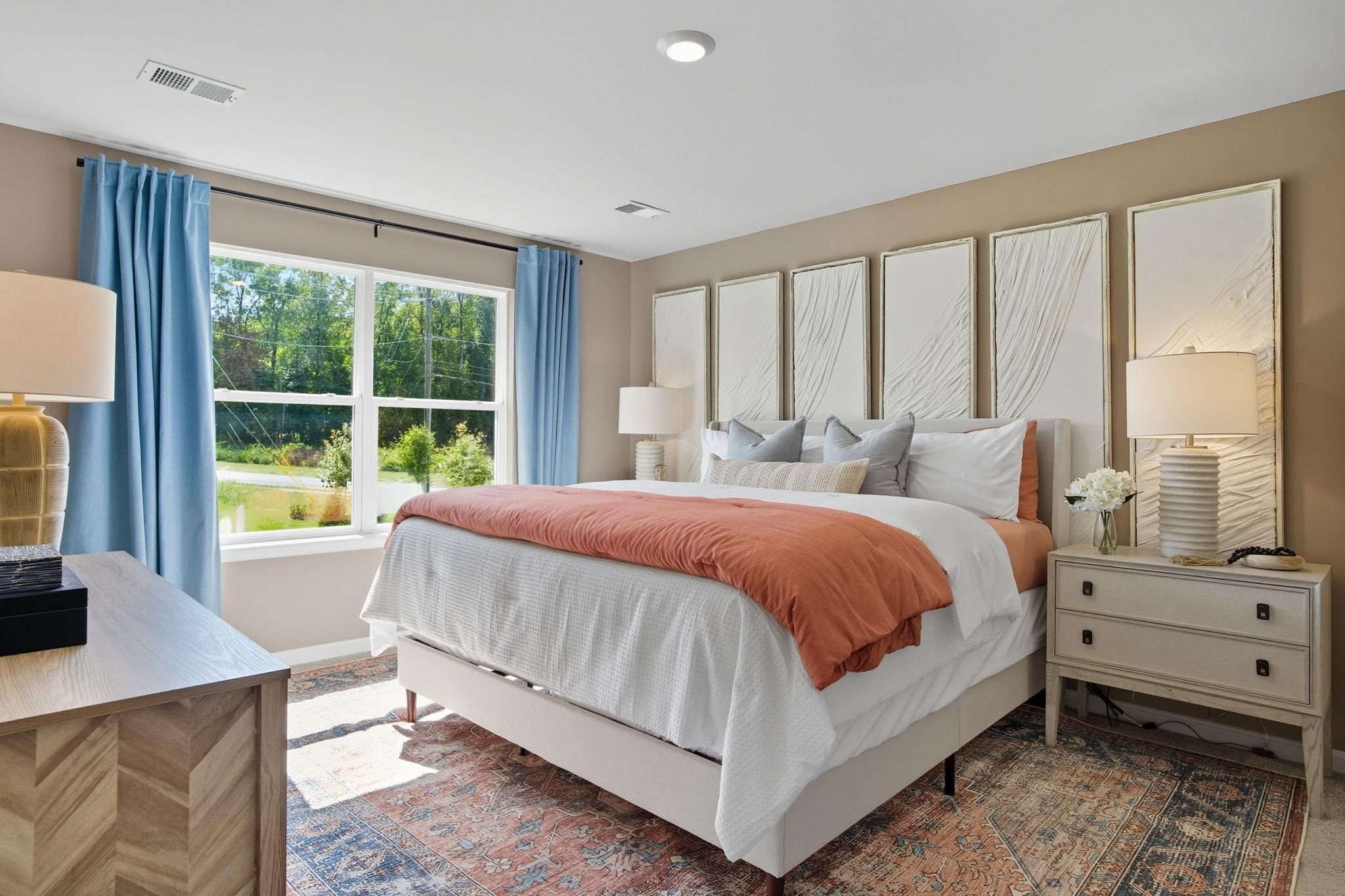113 Meadow Ridge Way Staunton, VA 24401 - Photo 28 of 30 a bedroom with a bed and a window