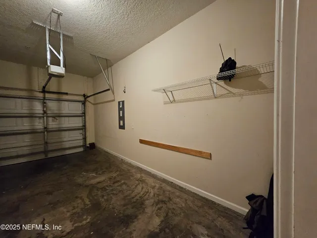 a view of a park with slide