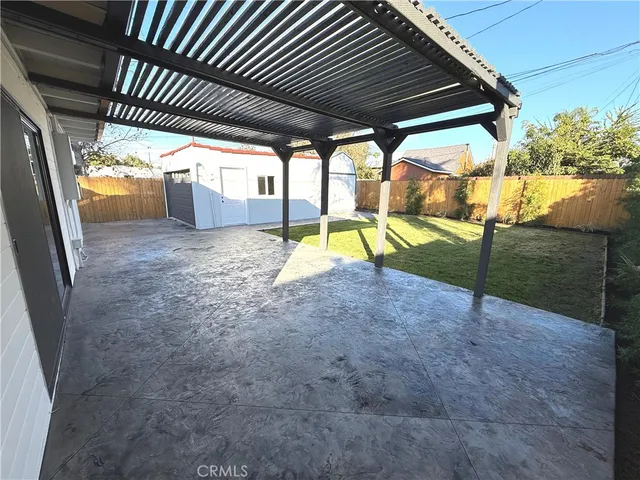 a view of under construction room and hall with wooden floor