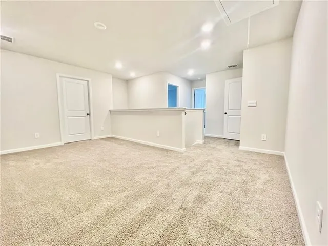 a view of empty room