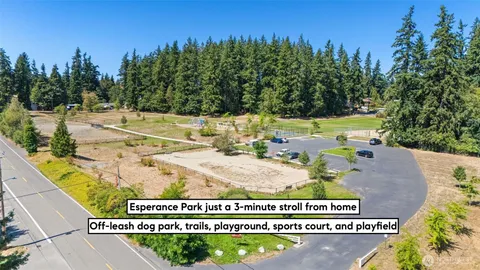 a view of a swimming pool with an outdoor space