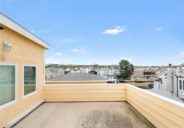 a view of a terrace with skyline