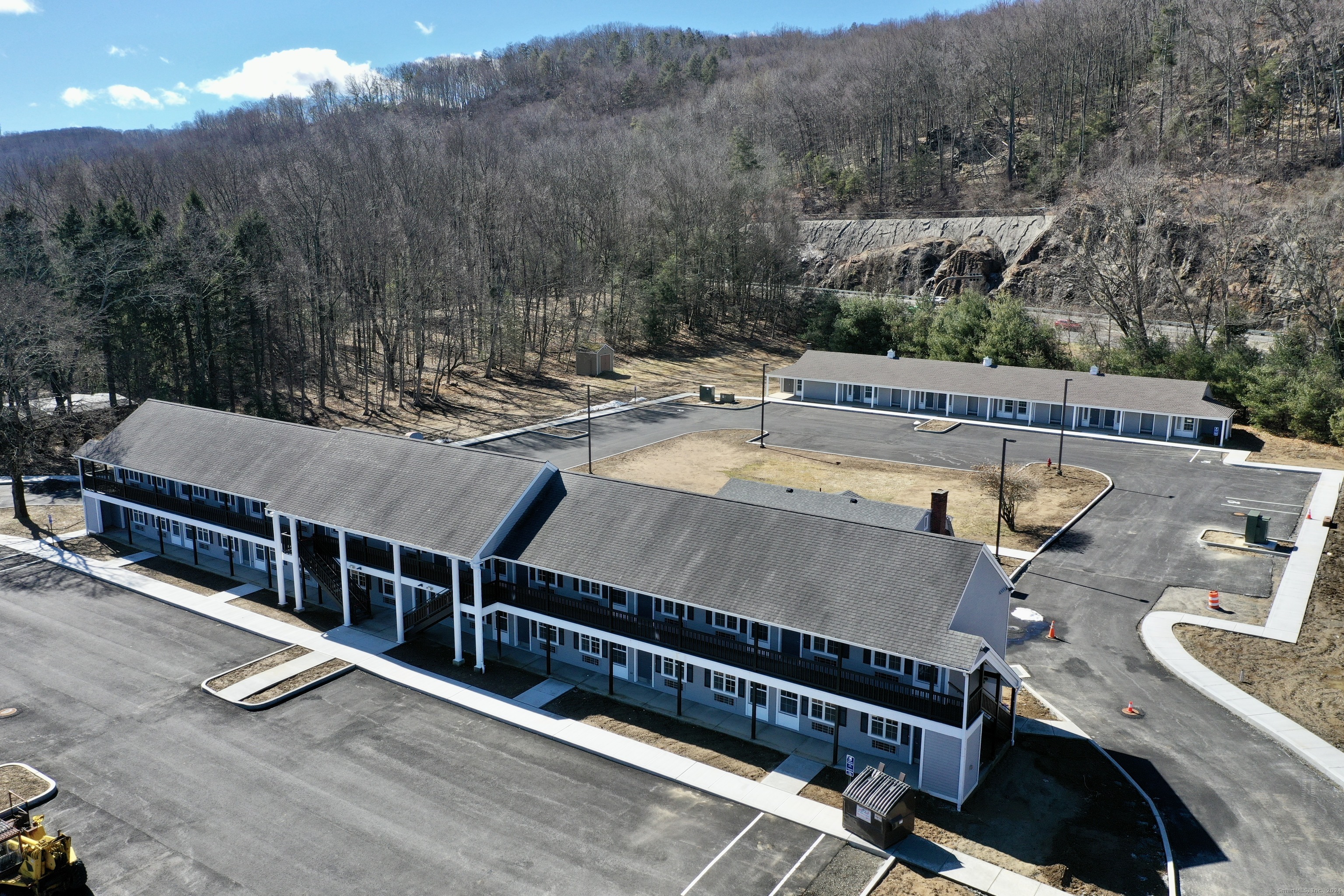 a view of a patio with swimming pool
