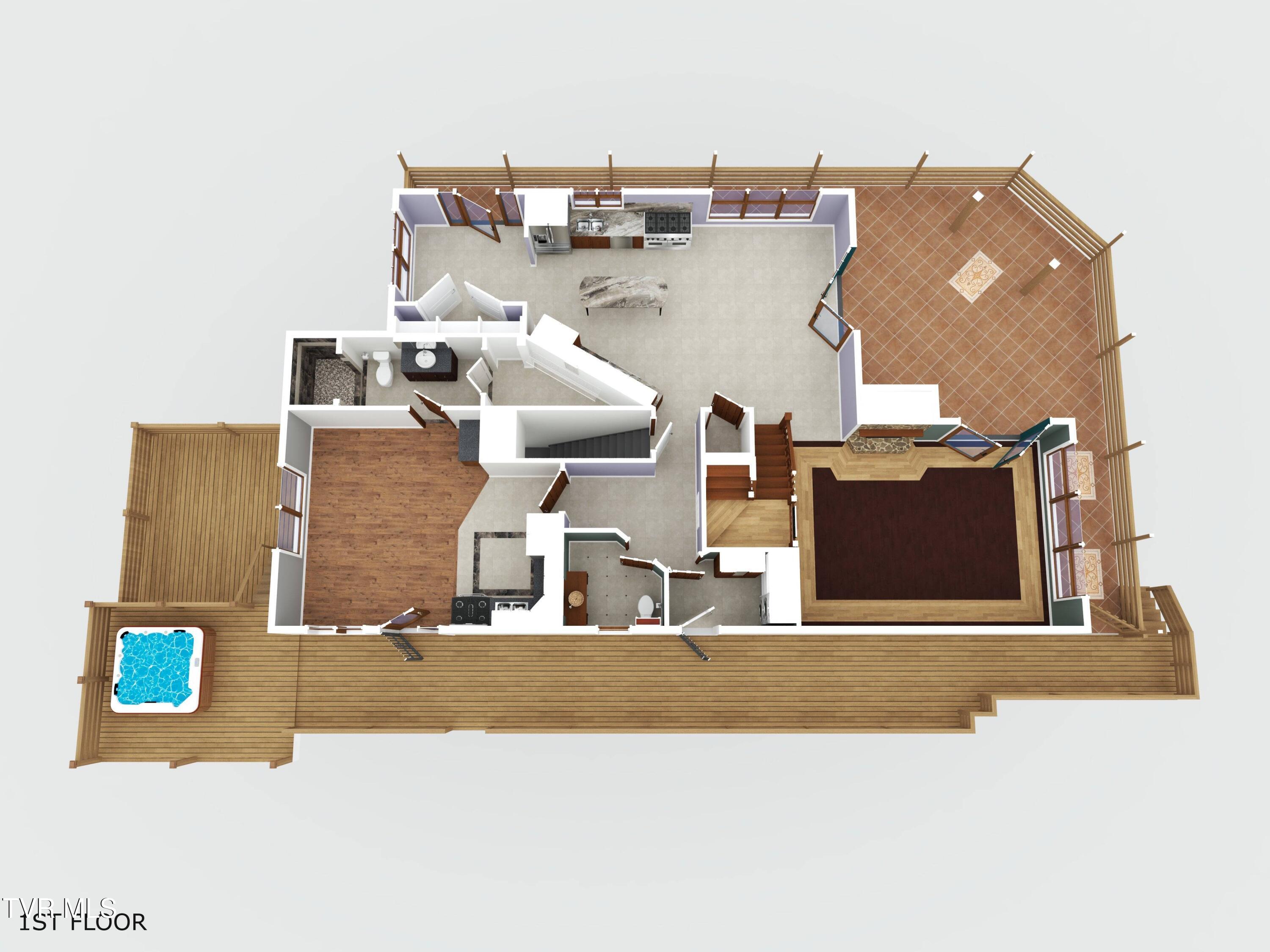24327 North Fork River Road Abingdon, VA 24210 - Photo 3 of 81 1ST FLOOR