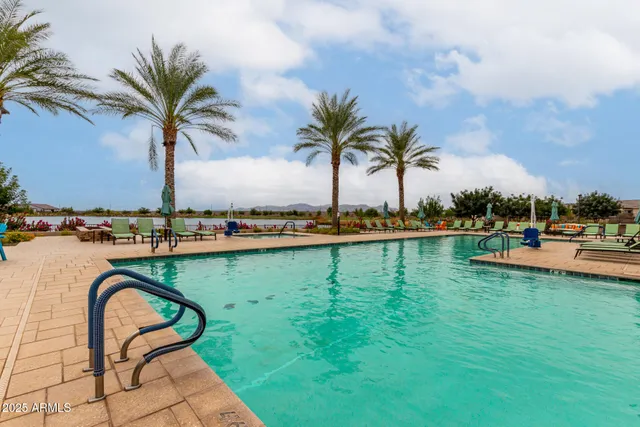 a view of swimming pool and lake view