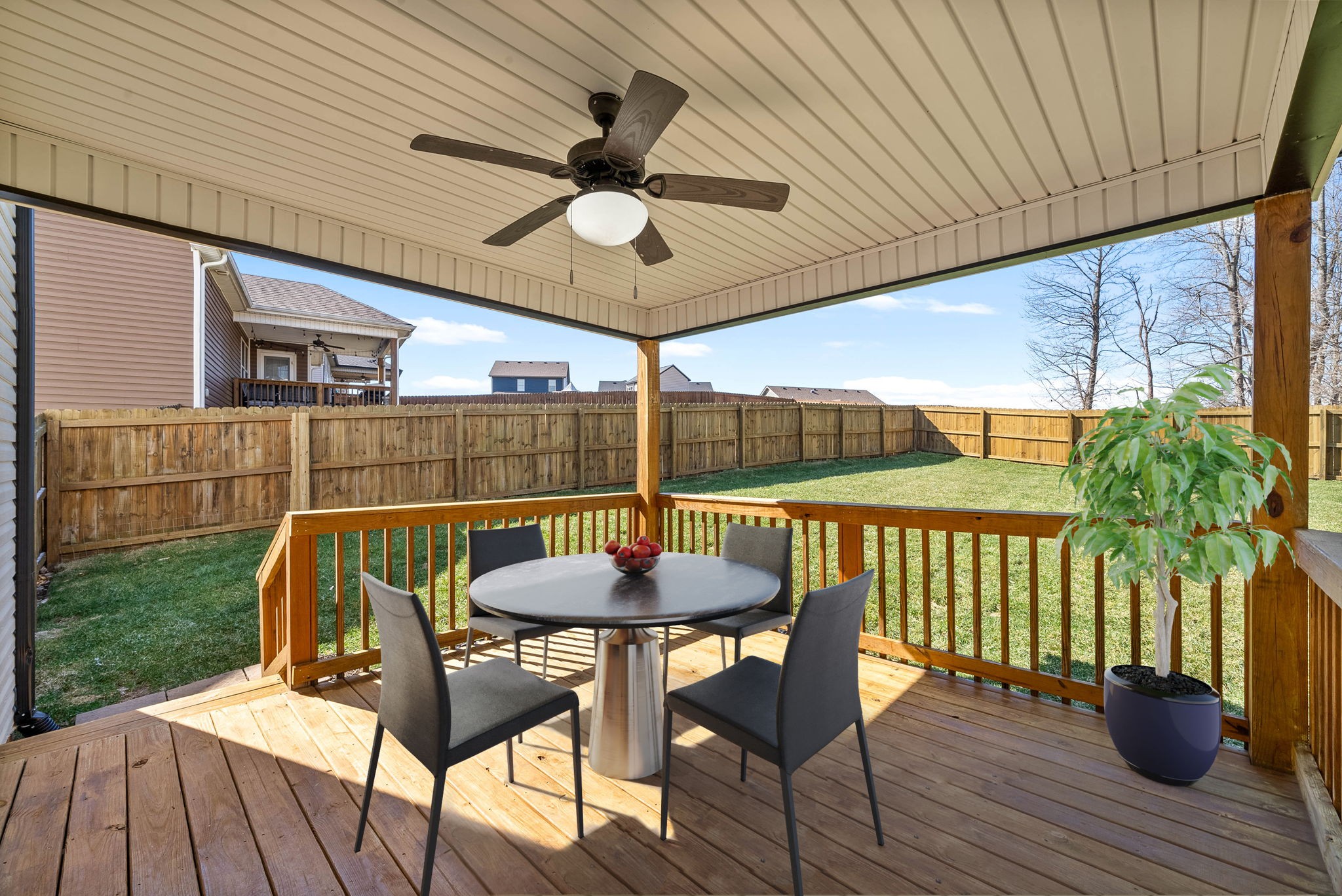1145 Racker Drive Clarksville, TN 37043 - Photo 14 of 44 a view of a chairs and table in the patio