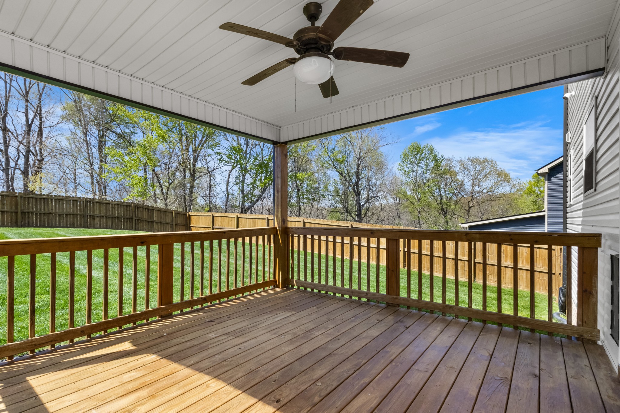 1145 Racker Drive Clarksville, TN 37043 - Photo 30 of 44 a view of a balcony with wooden floor