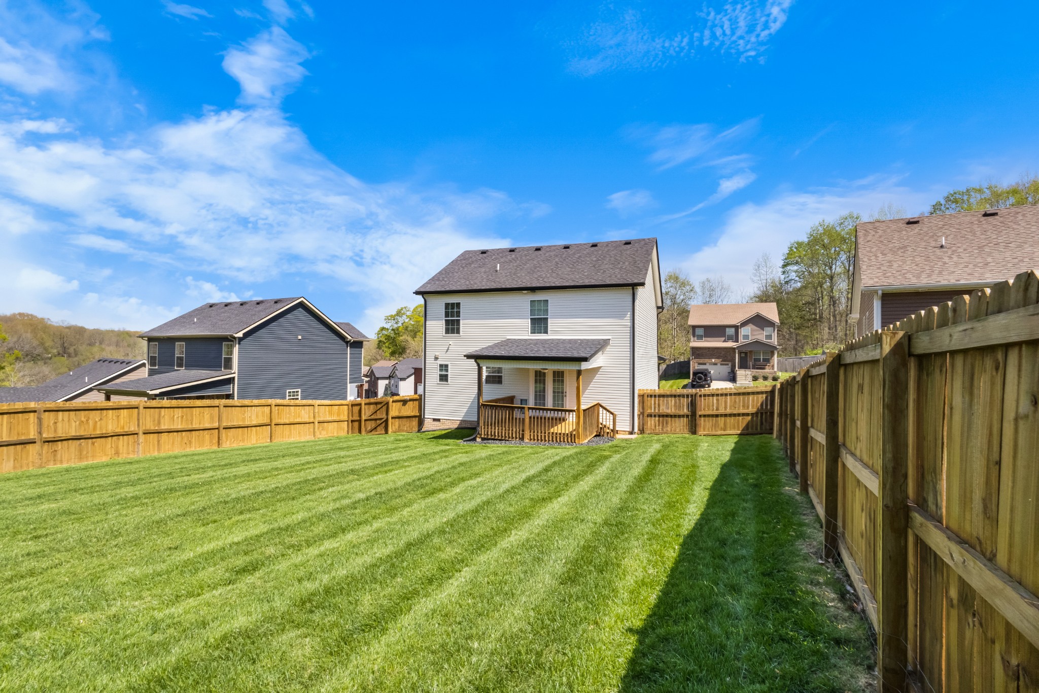 1145 Racker Drive Clarksville, TN 37043 - Photo 36 of 44 a view of a house with pool and a yard