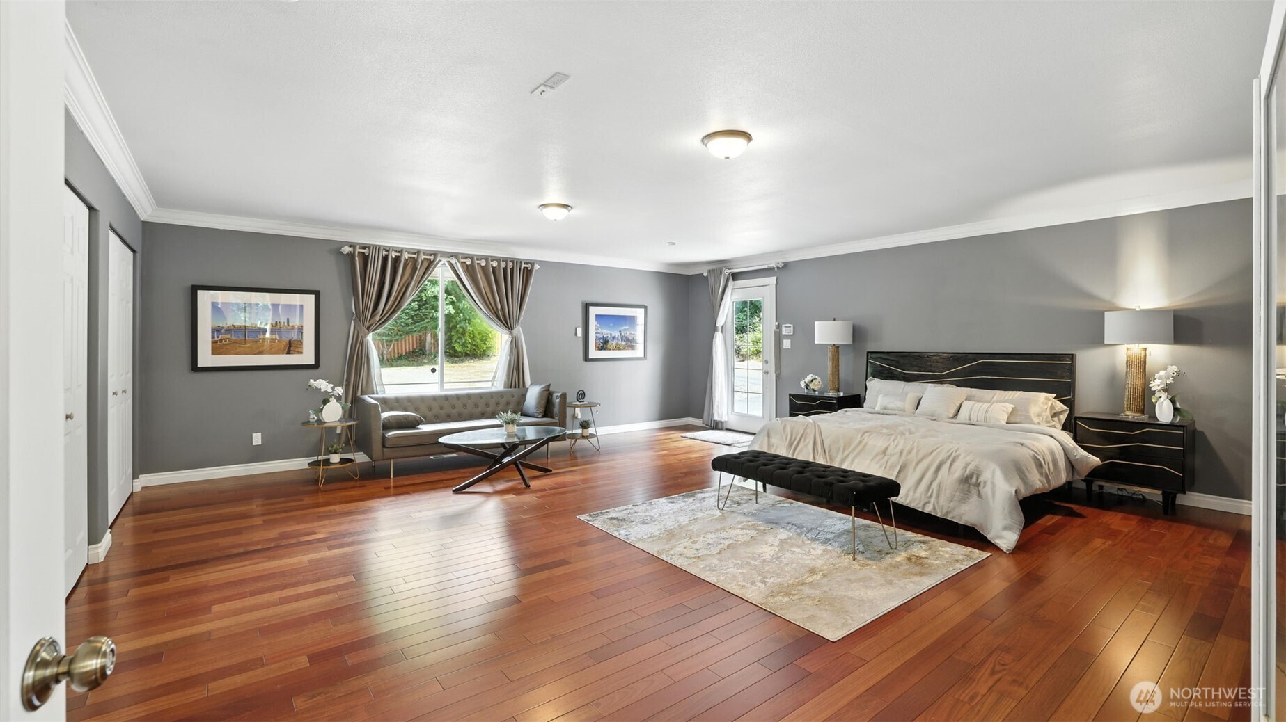 18911 Southeast 144th Street Renton, WA 98059 - Photo 21 of 39 a bed room with a bed window and a table