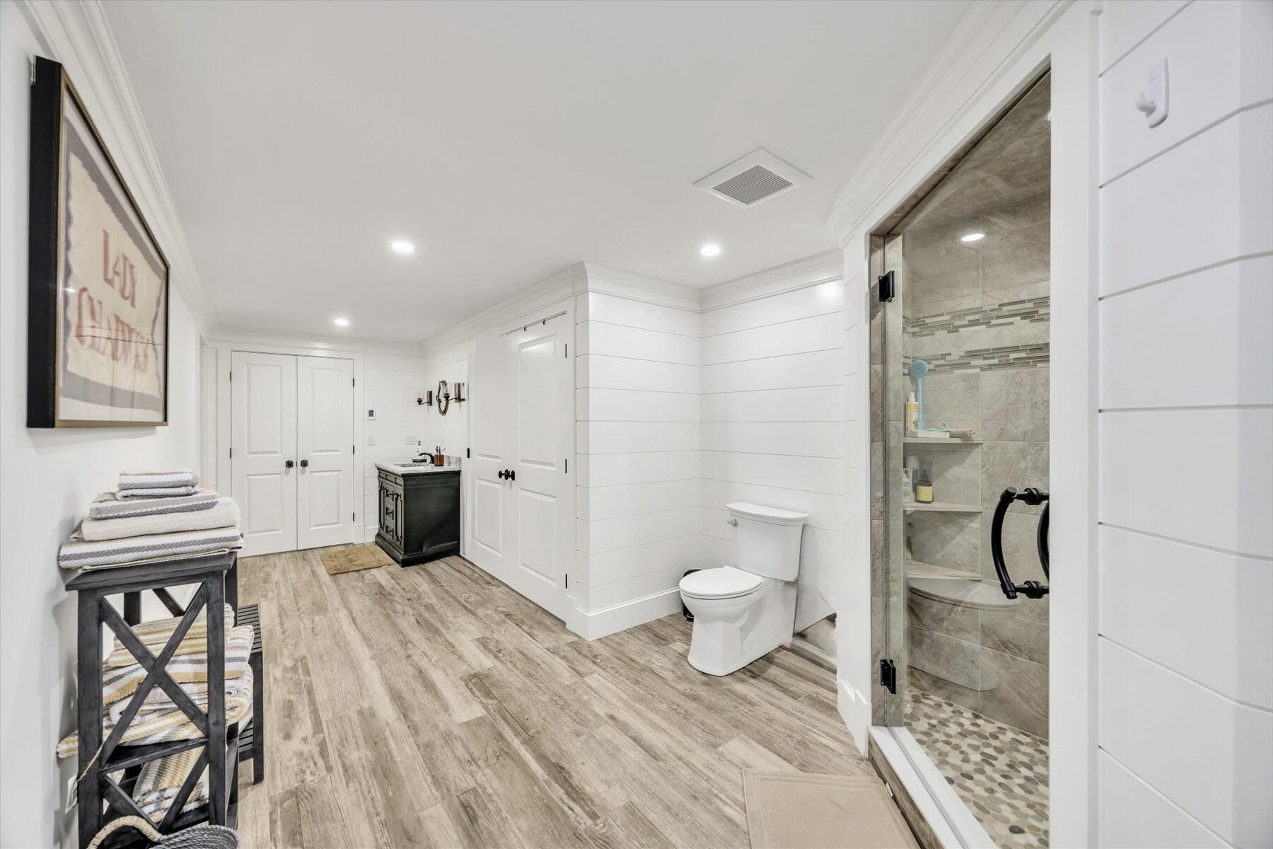 140 Summersea Road Mashpee, MA 02649 - Photo 27 of 39 a bathroom with a sink a toilet and a shower