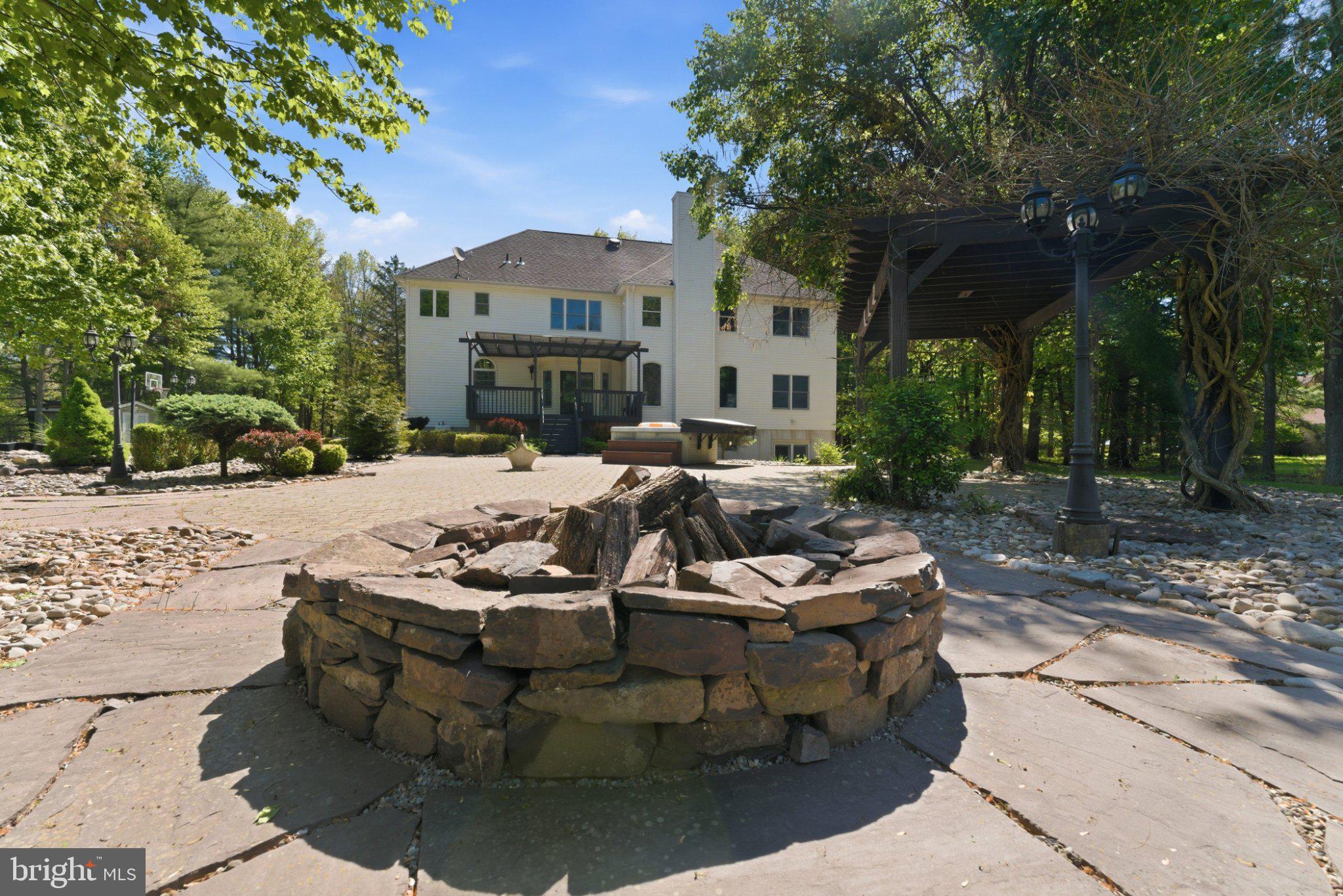 97 Union Road Frenchtown, NJ 08825 - Photo 101 of 112 Serene backyard with fire pit charm.