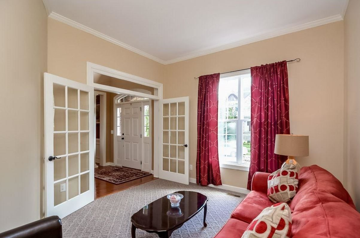 2913 Elmfield Street Raleigh, NC 27614 - Photo 11 of 30 Library featuring French Doors that function as Formal Living Room or Office. Library