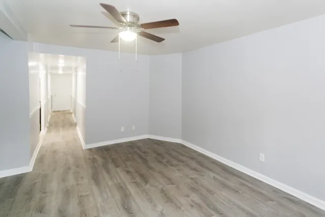 wooden floor in an empty room