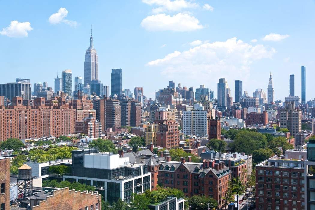 100 11th Avenue, Unit 16C Manhattan, NY 10011 - Photo 18 of 20 a view of a city with tall buildings