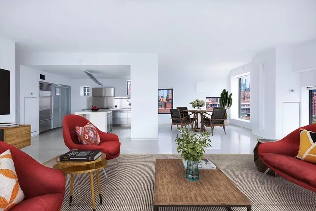 a view of an empty room