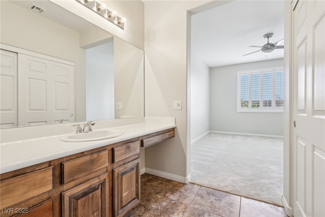 6188 Windfresh Drive Las Vegas, NV 89148 - Photo 42 of 94 View from the downstairs bathroom to the bedroom.