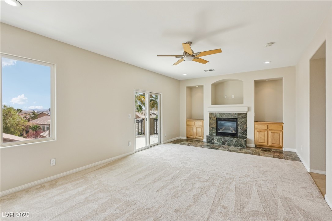 6188 Windfresh Drive Las Vegas, NV 89148 - Photo 50 of 94 Primary bedroom view towards the balcony.