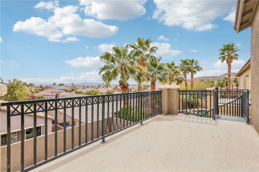6188 Windfresh Drive Las Vegas, NV 89148 - Photo 52 of 94 Balcony with a mountain and Strip view