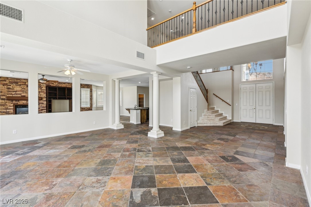 6188 Windfresh Drive Las Vegas, NV 89148 - Photo 8 of 94 View from the formal living room to the family roo