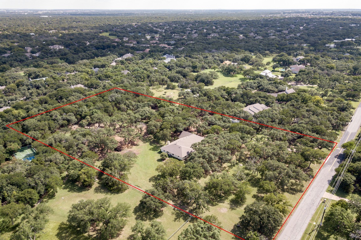 444 Logan Ranch Road Georgetown, TX 78628 - Photo 35 of 36 an aerial view of residential house and green space