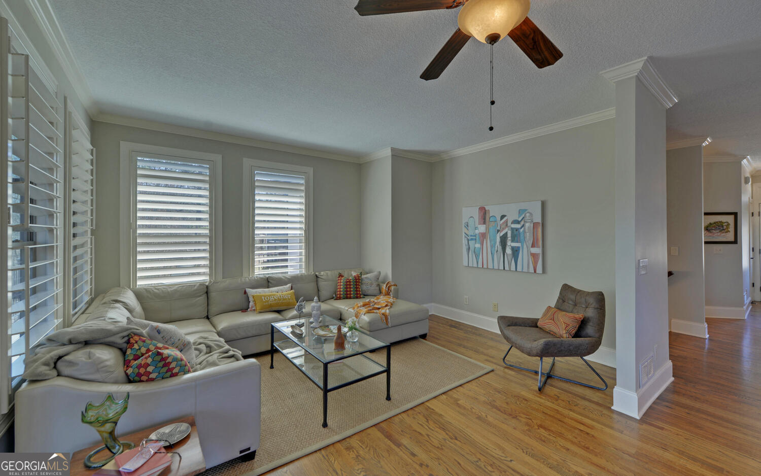 60 Browns Lane Hartwell, GA 30643 - Photo 16 of 89 a living room with furniture and a large window