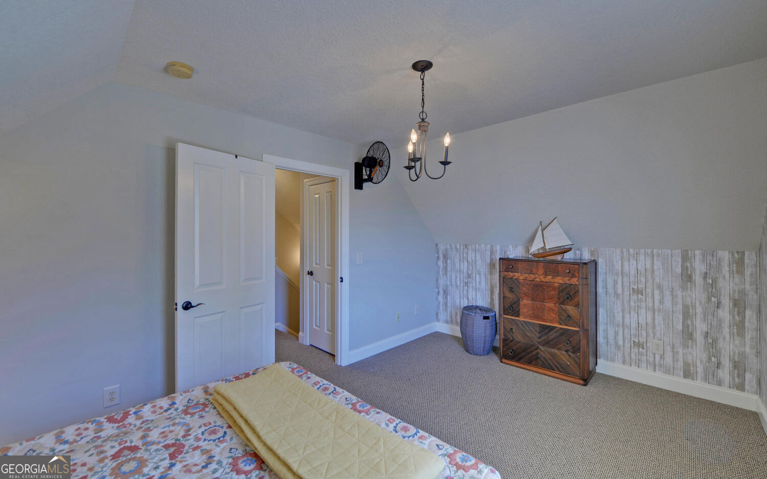 60 Browns Lane Hartwell, GA 30643 - Photo 46 of 89 a bedroom with a bed and a mirror